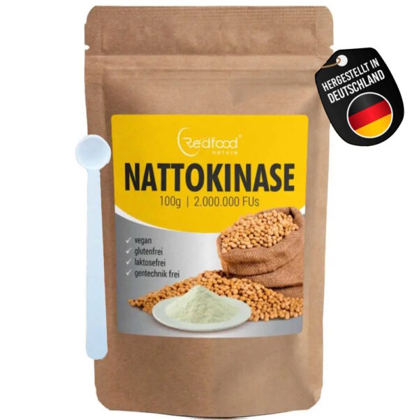 Nattokinase 2.000.000 FU sojafrei vegan Pulver Nattokinase Pulver kaufen Nattokinase Pulver Deutschland