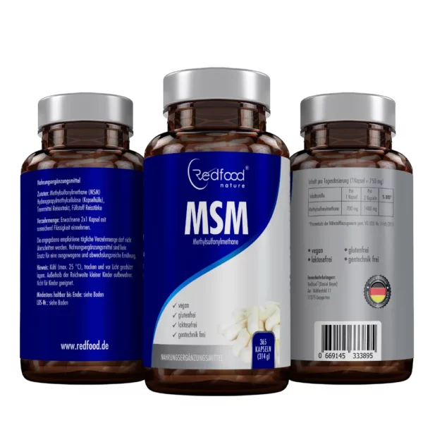 MSM Kapseln Methylsulfonylmethan 365 Kapseln