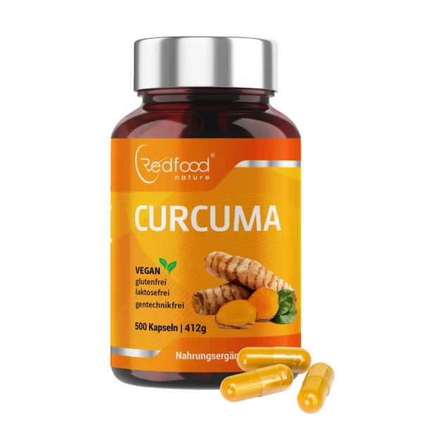 Curcuma 500 Kapseln – Curcumin + Piperin