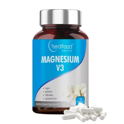 Magnesium V3 mit 300 mg elementarem Magnesium 180 Kapseln